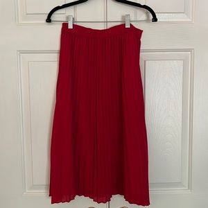 Target A New Day Brand Red MIDI Skirt Size XS